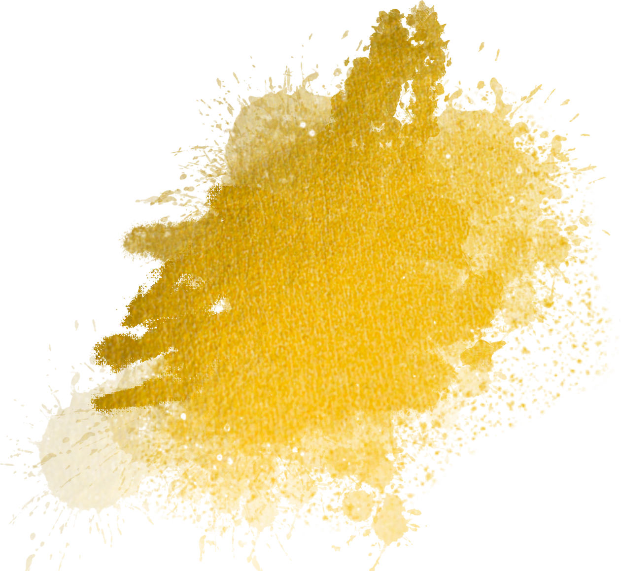 Gold Paint Spots